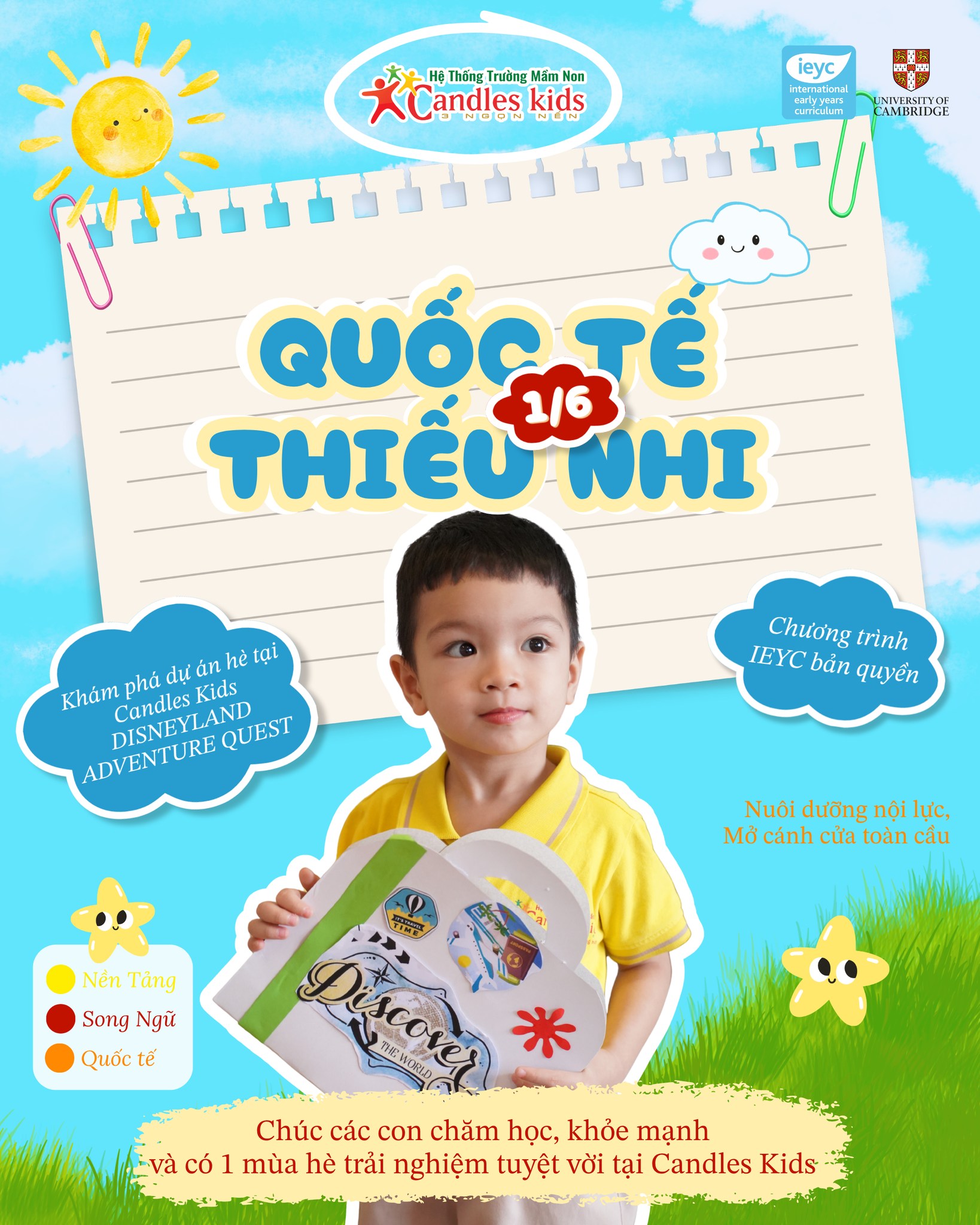 Chúc Mừng 1/6: Khởi Hành Chuyến Xe Hè Kỳ Thú Chuẩn Anh Quốc Tại Candles Kids