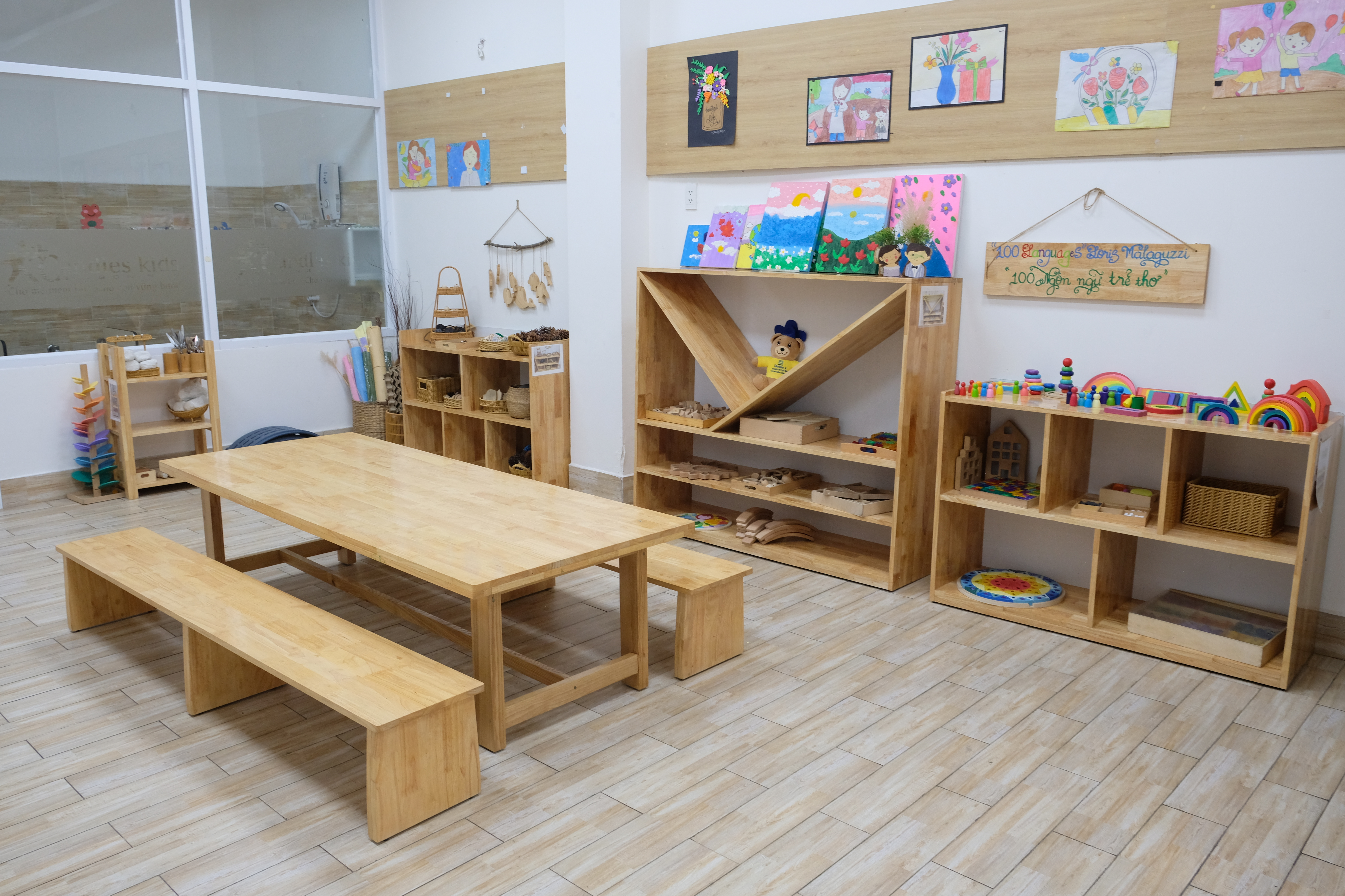 Ph&ograve;ng học tại Trường Mầm Non Candles Kids